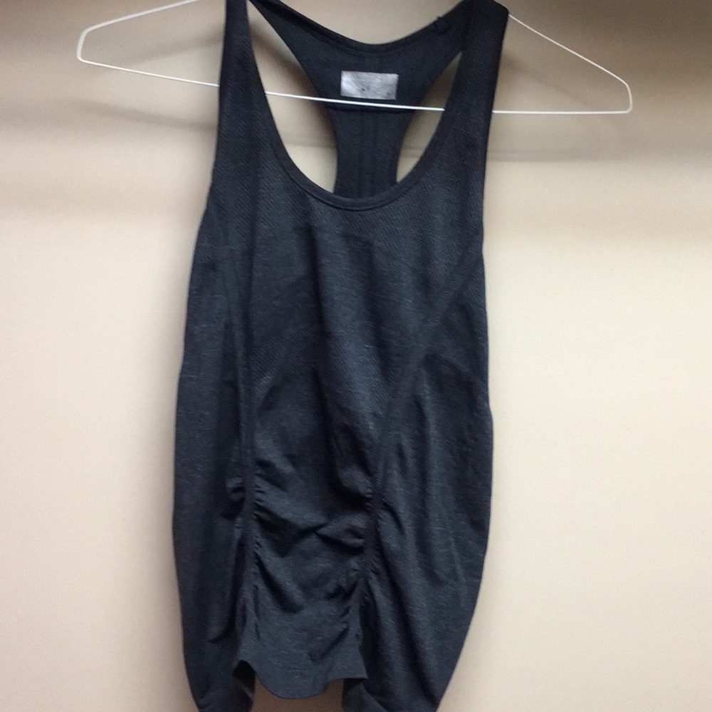 Athleta fast track tank top charcoal grey small